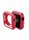 Mey İthalat®  Apple Watch 38mm Silikon Alt Kasa - Kırmızı