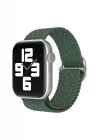 Mey İthalat®  Apple Watch 38mm Star Kordon - Benekli Koyu Yeşil