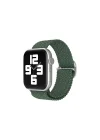 Mey İthalat®  Apple Watch 38mm Star Kordon - Benekli Koyu Yeşil