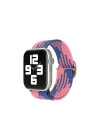 Mey İthalat®  Apple Watch 38mm Star Kordon - Pembe-Mavi