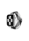 Mey İthalat®   Watch 38mm Star Kordon - Siyah-Beyaz