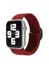 Mey İthalat®  Apple Watch 38mm Star Kordon - Siyah-Bordo