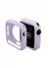 Mey İthalat®  Apple Watch 40mm Silikon Alt Kasa - Lila