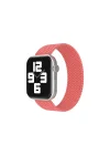 Mey İthalat®  Apple Watch 42mm Ayarlı Solo Silikon Kordon - Pembe