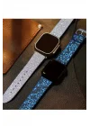 Mey İthalat®  Apple Watch 42mm Creeper Desenli Kordon - Siyah
