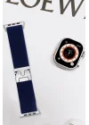 Mey İthalat®  Apple Watch 42mm Forest Kumaş Kordon - Lacivert