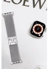 Mey İthalat®  Apple Watch 42mm Forest Kumaş Kordon - Titan Gri