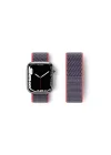 Mey İthalat®  Apple Watch 42mm Hasırlı Cırtcırtlı Kordon - Pembe