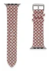 Mey İthalat®  Apple Watch 42mm Karo Motif Kordon - Pembe