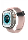 Mey İthalat®  Apple Watch 42mm KR412 Elegance Stylısh Kordon - Pudra