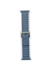Mey İthalat®  Apple Watch 42mm Magnus Mıknatıslı Silikon Kordon - Mavi