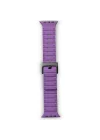 Mey İthalat®  Apple Watch 42mm Magnus Mıknatıslı Silikon Kordon - Mor