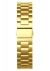 Mey İthalat®  Apple Watch 42mm Metal Baklalı Kordon - Gold