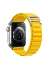 Mey İthalat®  Apple Watch 42mm Mountain Kordon - Sarı