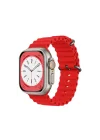 Mey İthalat®  Apple Watch 42mm Ocean Kordon - Kırmızı