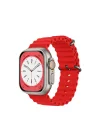 Mey İthalat®  Apple Watch 42mm Ocean Kordon - Kırmızı
