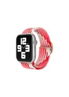 Mey İthalat®  Apple Watch 42mm Star Kordon - Pembe-Kırmızı