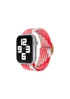 Mey İthalat®  Apple Watch 42mm Star Kordon - Pembe-Kırmızı