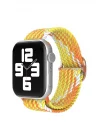 Mey İthalat®  Apple Watch 42mm Star Kordon - Turuncu-Sarı