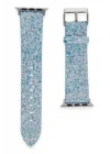 Mey İthalat®  Apple Watch 42mm Starry Taşlı Kordon - Turkuaz