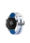 Mey İthalat®  Apple Watch Ultra 49mm Minoc Kordon - Mavi-Beyaz