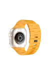 Mey İthalat®  Apple Watch Ultra 49mm Wowen Kordon - Sarı
