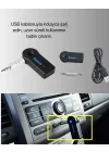 Mey İthalat® Araç İçi Bluetooth AUX Müzik ve Telefon Görüşmesi Adaptörü