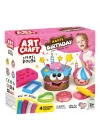 Mey İthalat® Art Craft Doğum Günü Oyun Hamuru Seti 10 Parça