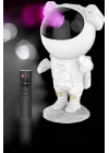 Mey İthalat® Astronot Bluetooth Hoparlör Gökyüzü Projektör Gece Lambası