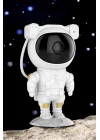 Mey İthalat® Astronot Bluetooth Hoparlör Gökyüzü Projektör Gece Lambası