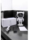 Mey İthalat® Astronot Görünümlü Projeksiyon Speaker Taşınabilir