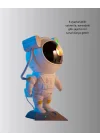 Mey İthalat® Astronot Şekilli Galaxy Projeksiyon Lambası Nebula Efektli Dekoratif Lamba