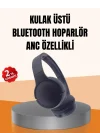 Mey İthalat® Ayarlanabilir Baş Bantlı Kablosuz Kulak Üstü Kulaklık