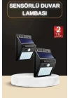 Mey İthalat® Bahçe Aydınlatma Sensörlü Güneş Enerjili Duvar Lambası 40 Led Işık