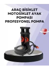 Mey İthalat® Basınç Saatli Ayak Pompası Bisiklet ve Araç Uyumlu