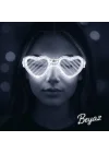 Mey İthalat® Beyaz LED Işıklı Kalp Gözlük – 3 Modlu Parti