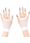 Mey İthalat® Beyaz Renk Kısa Boy Fileli Örgü Eldiven