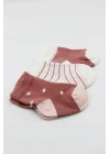 Mey İthalat®   3Lü Penye Kız Soket Çorap 10112 Pudra