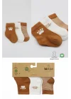 Mey İthalat®  3Lü Penye Soket Çorap BS10110 Hardal (ADET FİYATIDIR)