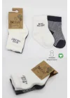 Mey İthalat®   2Li Big Heart Penye Soket Çorap 10117 Antrasit