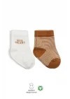 Mey İthalat®   2Li Big Heart Penye Soket Çorap 10117 Hardal