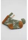 Mey İthalat®   2Li Love Dog Penye Soket Çorap 10118 Nil
