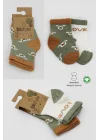 Mey İthalat®   2Li Love Dog Penye Soket Çorap 10118 Nil