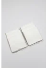 Mey İthalat®   Organik 28x28 6Lı Havlu Mendil 90105 Ekru