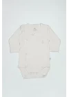 Mey İthalat®   Organik Natural Basic Style Kruvaze Uzun Kol Body BS17102 Ekru