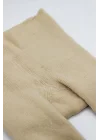 Mey İthalat®   Tekli Kaymaz Mix Havlu Külotlu Çorap 50501 Bej