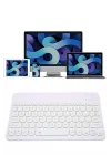 Mey İthalat® Bluetooh Wıreless Keyboard Siyah Q Klavye İOS Ipad Android Windows Uyumlu