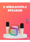 Mey İthalat® Bluetooth 5.0 Destekli Kablosuz Karaoke Hoparlör