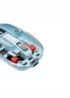 Mey İthalat® Bluetooth 5.2 ve 2.4G USB Kablosuz Mouse Pilli Mavi Tasarım