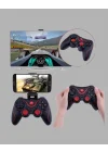 Mey İthalat® Bluetooth Gamepad Kablosuz Oyun Kumandası Tek Cihaz Destekli